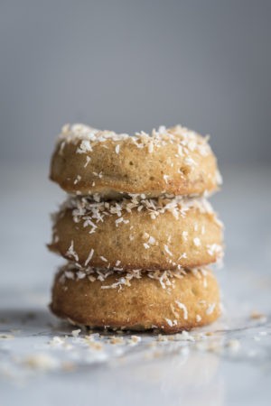 Keto Fried Coconut Donuts