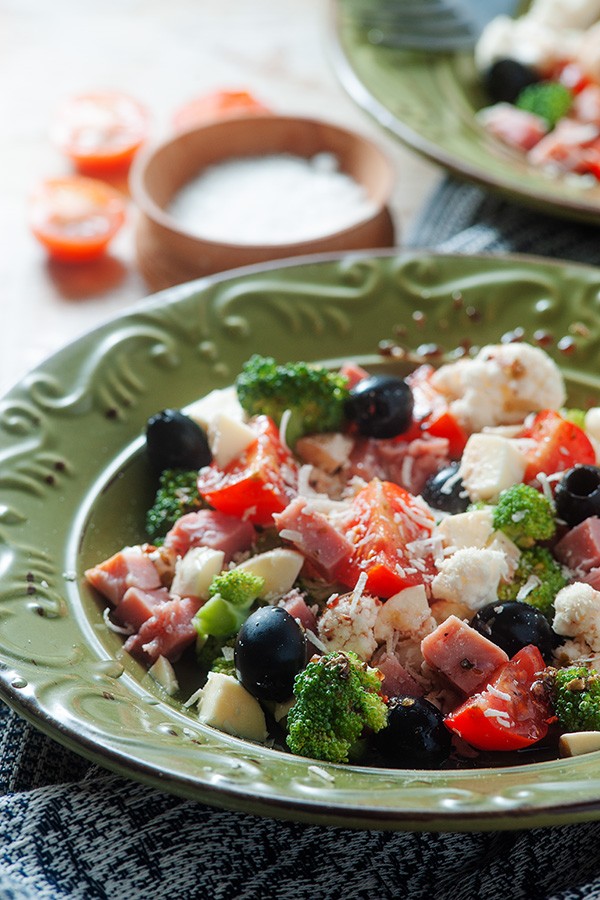 Keto Chopped Greek Summer Salad