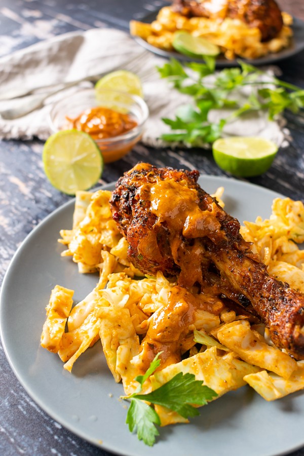 Low Carb Grilled Chicken with Peanut Sauce
