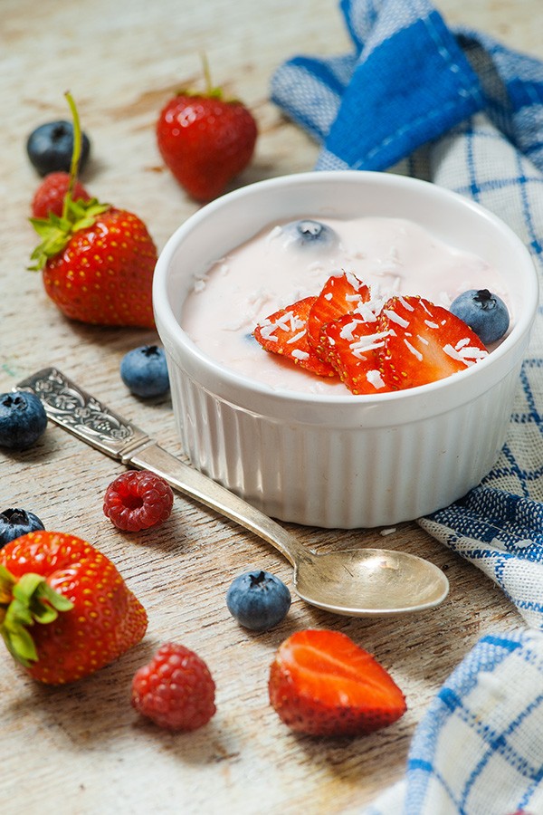 Keto Mixed Berry Gelatin Salad