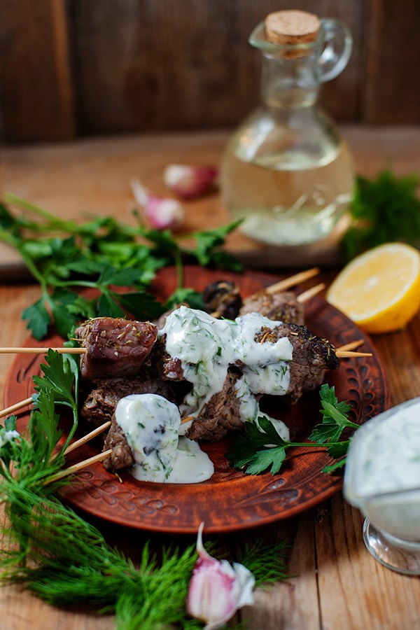 Keto Grilled Mediterranean Kebabs