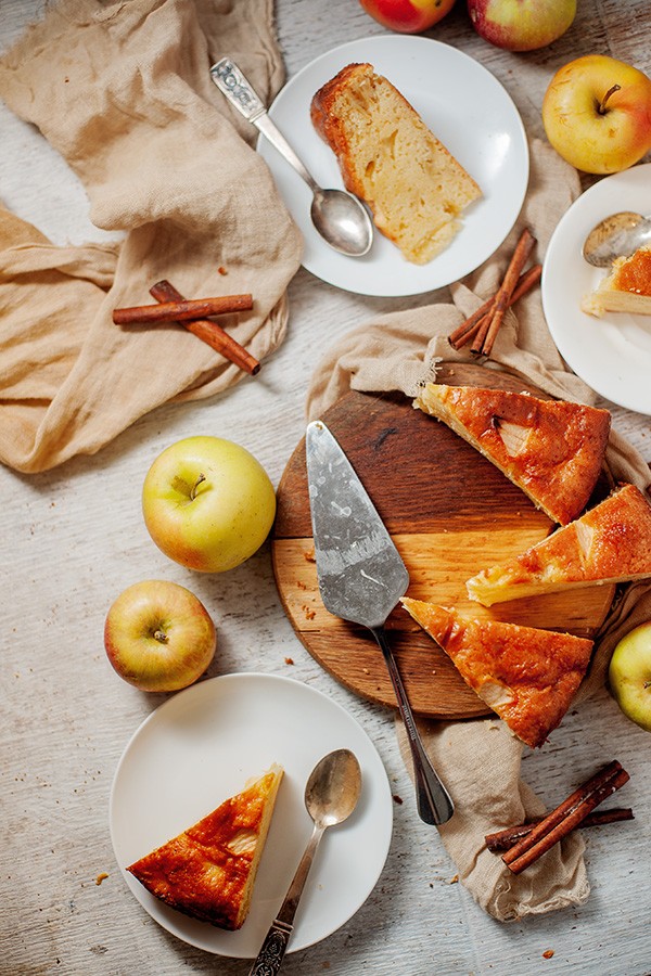 Cinnamon Apple Dump Cake Recipe | So Nourished