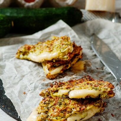 Keto Grilled Cheese with Zucchini Bread