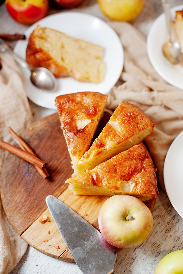 Cinnamon Apple Dump Cake Recipe | So Nourished