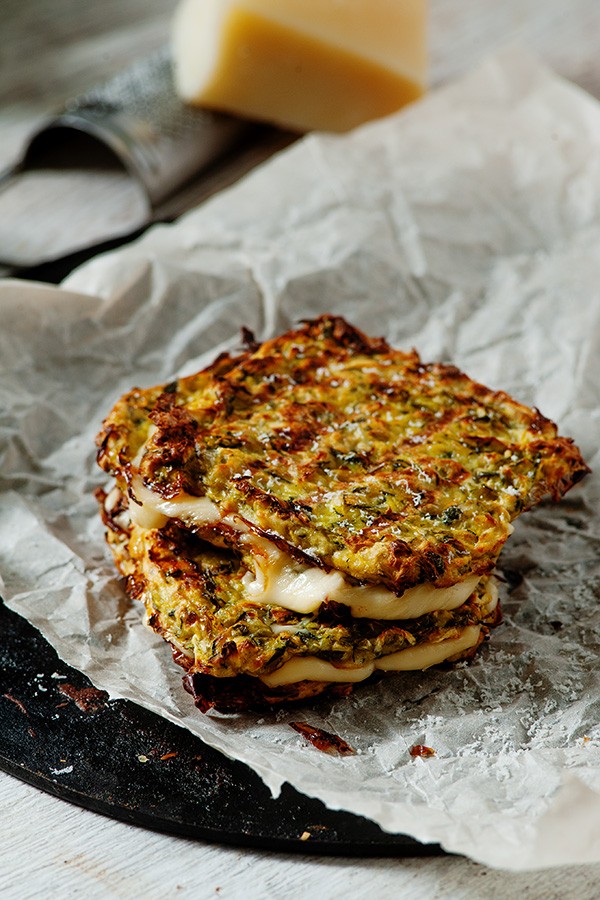 Keto Grilled Cheese with Zucchini Bread