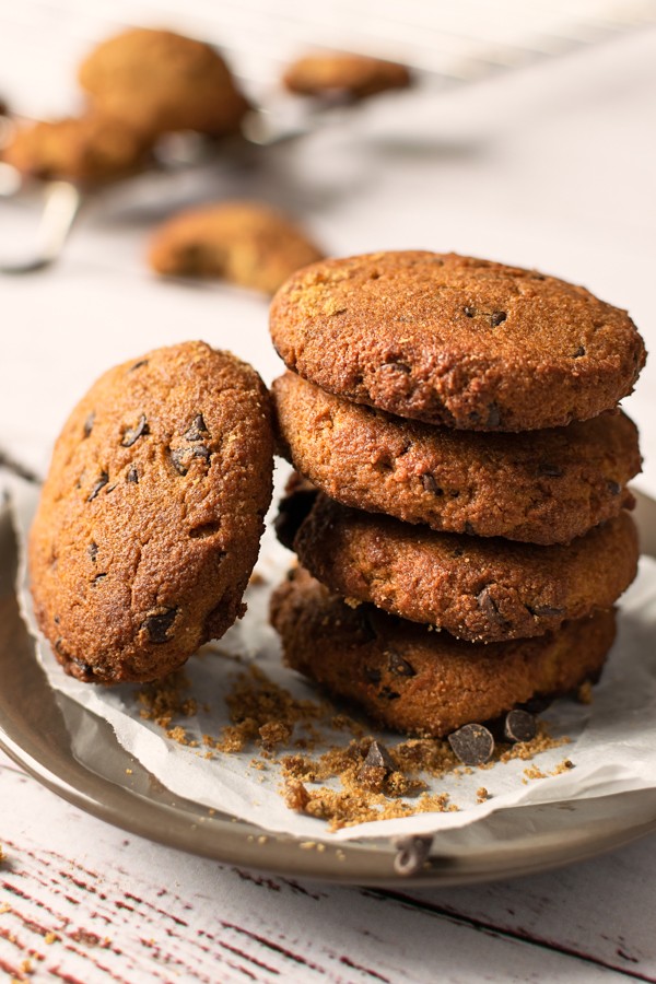 Low Carb Chewy Brown Sugar Chocolate Chip Cookies