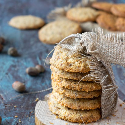 Keto Hazelnut Flour Butter Cookies