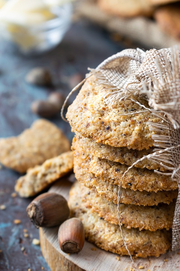 Keto Hazelnut Flour Butter Cookies