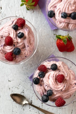 Keto Berry Mascarpone Mousse