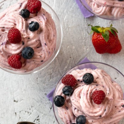 Keto Berry Mascarpone Mousse