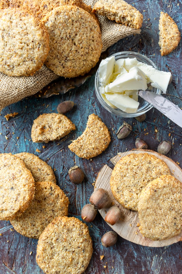 Low Carb Hazelnut Flour Butter Cookies