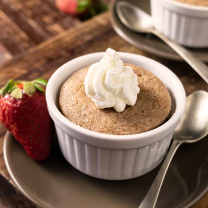 Keto Strawberry Mug Cake