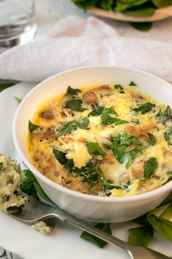 Low Carb Breakfast Mug Fritatta