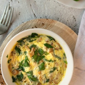 low carb breakfast mug fritatta