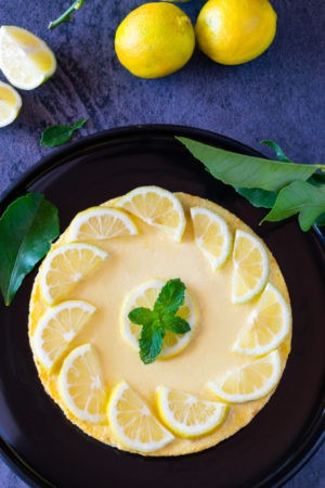 Keto Lemon Cheesecake