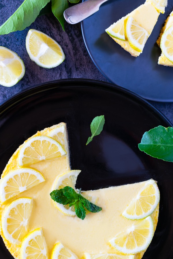 Keto Lemon Cheesecake