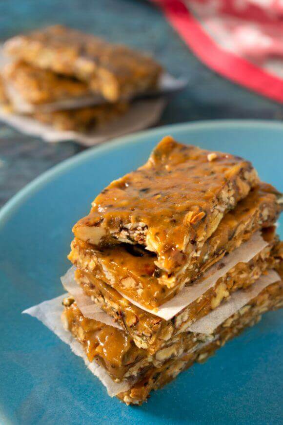 3 Ingredient Maple Keto Granola Bars [VIDEO] | So Nourished