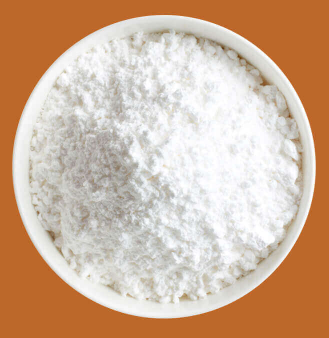 powdered erythritol in a bowl