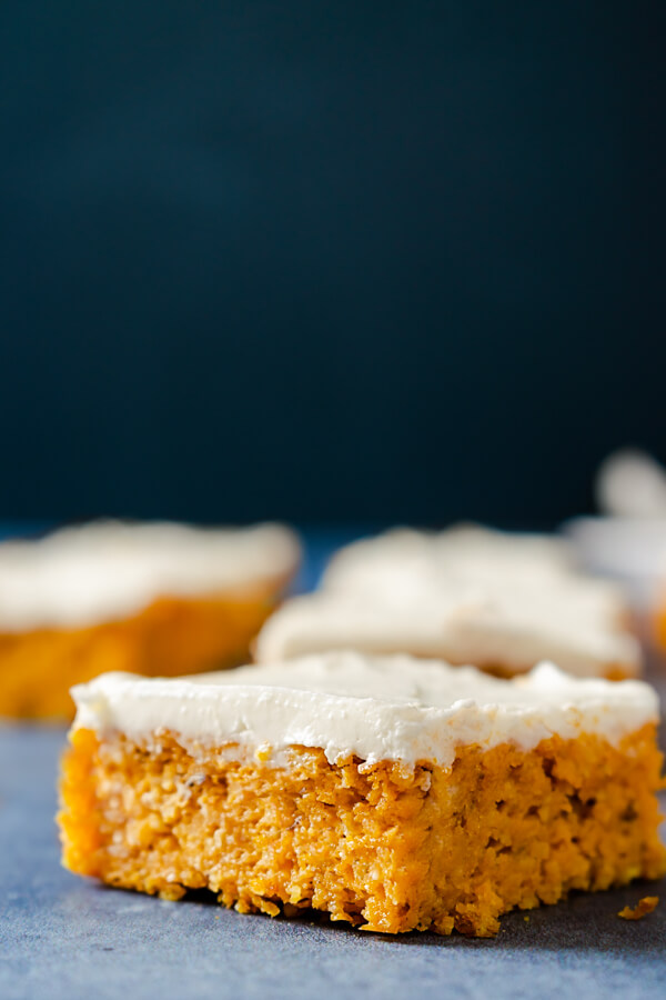 Low Carb Pumpkin Bars