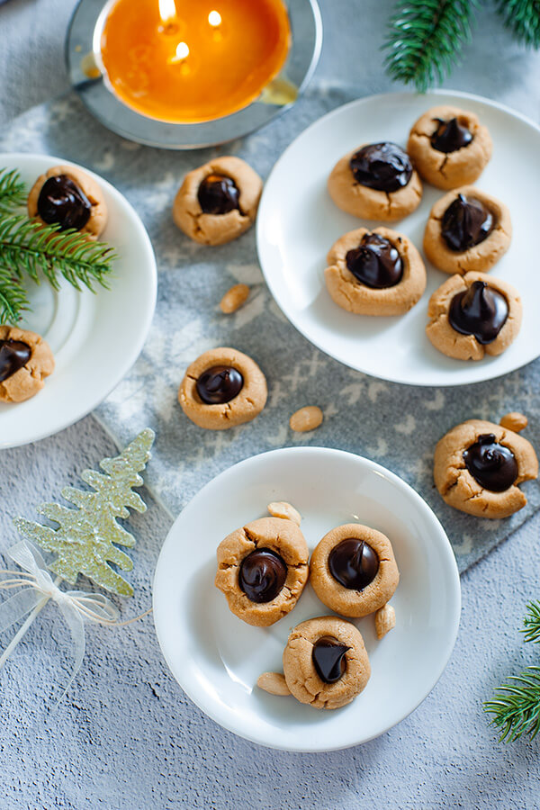 Low carb Peanut Butter Kiss Cookies