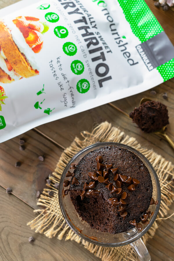 keto chocolate mug cake