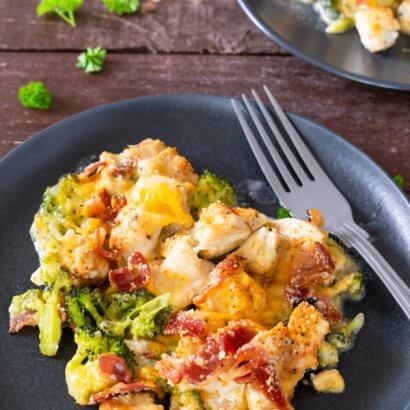 Keto Chicken Bacon Ranch Casserole