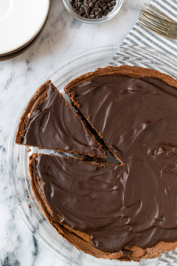 Keto Chocolate Cheesecake