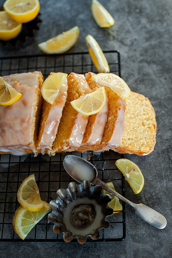 Keto Lemon Pound Cake with Berries