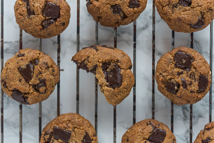 Keto Peanut Butter Chocolate Chip Cookies