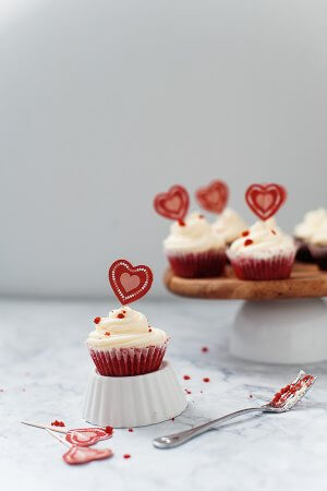 Keto Red Velvet Cupcakes