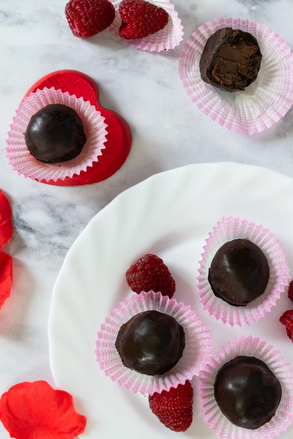 Raspberry Chocolate Truffles